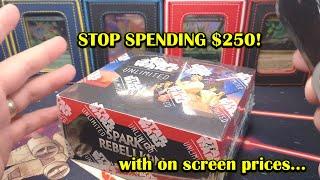 Star Wars Unlimited Box Opening - STOP SPENDING $250 - Here's why!