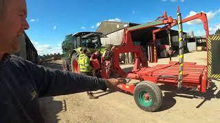 Kvernland Wrapper ,Store Cattle Out , Finished Combining , Preparing land for Drilling