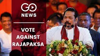 No-Confidence Vote Against Rajapaksa