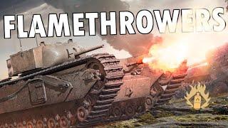 Mechanics of Flamethrowers in World of Tanks Console