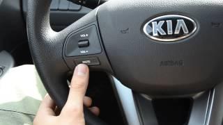 Kia Rio адаптер кнопок руля для нештатного ГУ,  работоспособность