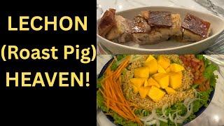Trying the Best Lechon in the Philippines at Lechoneria – (Crispy Roast Pig Heaven!)