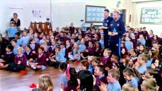 School Visits with Kent Cricket Squad, 2013.