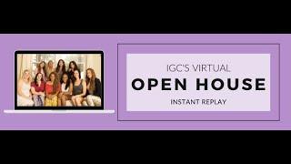 IGC Coaching School: Virtual Open House