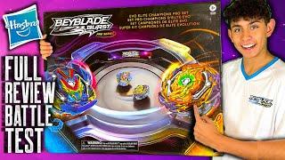 Beyblade Burst Pro Series Evo Elite Champions Pro Set REVIEW!