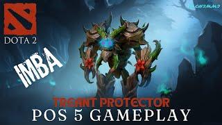 No Flex TREANT PROTECTOR SUPPORT POS 5 | DOTA 2 | 7.36C Gameplay #dota2 #dota2gameplay