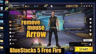 How To Remove Mouse Cursor In Bluestacks 5  Free Fire [2022] || Solve Arrow Problem In bluestacks 5