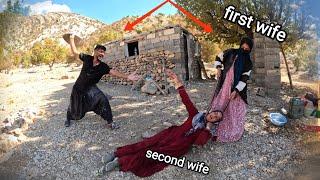 conflict and destruction second woman life with arrival of first evil woman:rescue by her husband