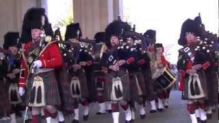 Auckland Police Pipe Band - Menin Gate 24 july 2012