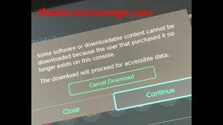 Some software or downloadable content cannot be downloaded (Nintendo)