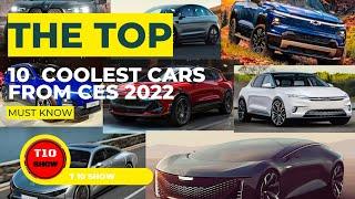 The Top 10 Coolest Cars From CES 2022