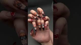 Naruto Nail Art #narutofan #nailart #trendingontiktok #trendingshorts #shorts #anime #animefan