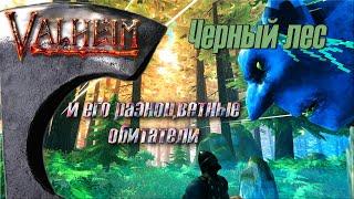 Черный лес и его разноцветные обитатели. Valheim #2