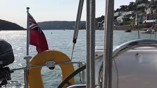 Clemency moored in Salcombe 2020