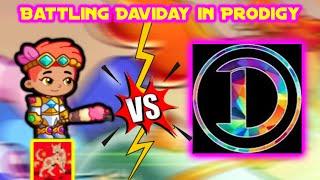 Battling Daviday in Prodigy