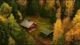 ONE YEAR | Alone in the Finnish Wilderness, Rebuilding an Abandoned Log Cabin