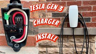 Tesla Wall Charger installation (Gen 3)