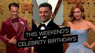 Celebrity Weekend Birthdays: Micky Dolenz, James Van Der Beek, Oscar Isaac, Brittany Snow, and More