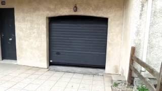 59 Réalisation corénov.com porte de garage sectionnelle verticale en ouverture