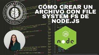 Socra-Tips: Cómo crear un archivo con File System fs de Node.JS - SocraTech