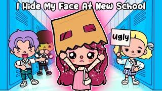 I Hide My Face At New School | Toca Life Story | Sad Story | Toca Boca