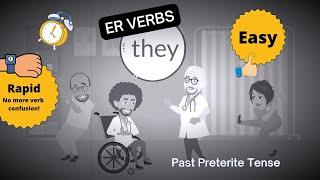 Spanish PAST Tense (Preterite). Regular Verb Conjugation. Rapidly Remember Endings. Lesson 3 - THEY