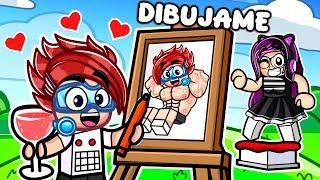 SI TE DIBUJO me DAS UN BESO en Roblox! | Luky