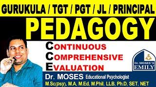 GURUKULA/TET/CTET ASPIRANTS MUST WATCH VIDEO - 5 MARKS GUARANTEE  TOPIC PEDAGOGY-CCE | Dr.MOSES