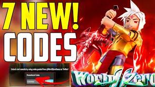 UPDATEWORLD ZERO CODES - ROBLOX WORLD ZERO CODES 2024 - CODES WORLD ZERO