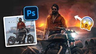 I Made A Crazy KGF Movie Photo Manipulation | Photoshop