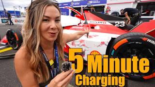 World’s FASTEST Charging EV? Behind the Scene at Formula E!