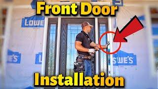 How To Install A Front Door With Two Sidelights