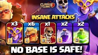 No Base is Safe! Th14 Super Witch Druid Attack Strategy | Best Th14 Druid Attack Strategy in coc