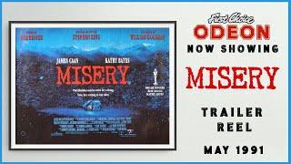 MISERY (May 1991 Odeon Cinema Trailer Reel) -- Home Cinema