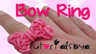 {OLD & FAST TUTORIAL} Bow Ring Rainbow Loom Tutorial