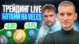 Пауэлл, опять!? Трейдинг Live ботами на Veles