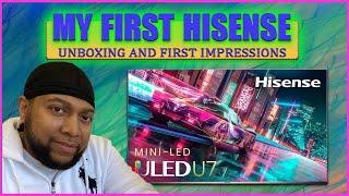 Hisense U7K Mini ULED 4K TV | Unboxing, Mounting, Frustrations & Initial Impressions.