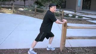 Larry Keen Standing Gastrocnemius Stretch - CanTurnBackTime.com