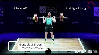 Benedict Millson 102 KG Class Winner