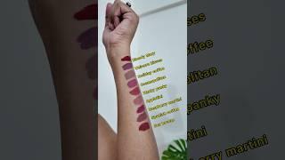 Loveearth Liquid lipstick swatches on dusky/Indian skin! Pack of 9 for 699