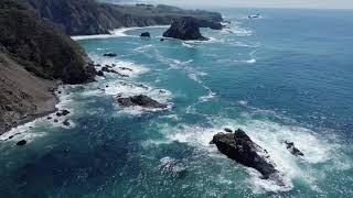 Mendocino, California - Drone video