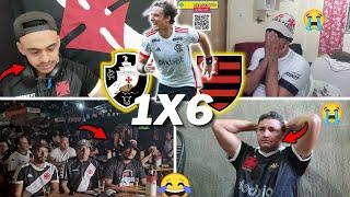 REAÇÕES VASCAINAS E CHORO AO VIVO- VASCO 1X6 FLAMENGO- GOLEADA -BRASILEIRÃO 2024- VAMOS RIR KKKKK