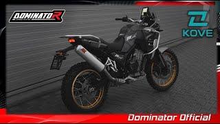 Kove 800X Pro Adventure | Dominator Exhaust Sound vs Stock