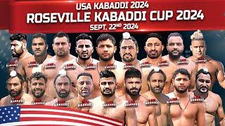 LIVE - Roseville Kabaddi Cup 2024 - USA Kabaddi