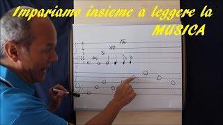 Leggere la musica è FACILE - 1 (le note sulle righe)