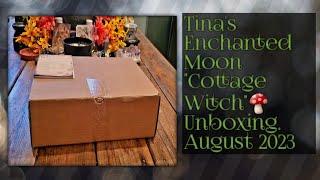 Tina's Enchanted Moon, August 2023 Mystery Box "Cottage Witch" Unboxing 