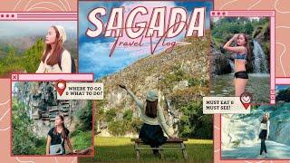 SAGADA Travel Vlog // solo, diy & commute (Sumaguing Cave, Bokong Falls, Marlboro Hills, Blue Soil)