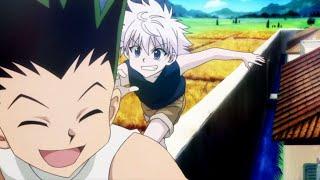 gon and killua being absolute dorks for 4mins ~straight~