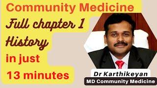 Full Chapter 1 Community Medicine in Just 13 Minutes.. preventive and social medicine