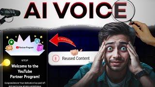 Ai Voice Reused Content Problem Solved || Secreat Revealed To Reused Ai Voice Monetize ||